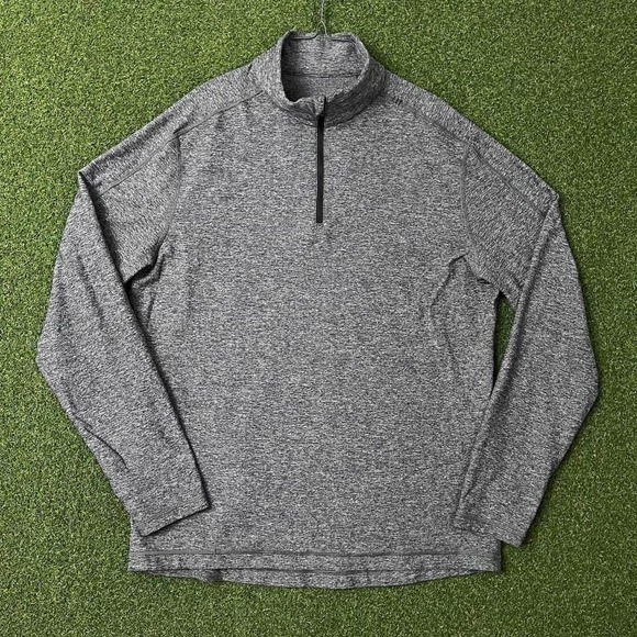 Lululemon Pullover Quarter Zip Sweatshirt Grey - Picture 1 of 6